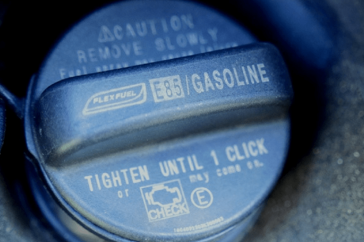 FlexFuel gasoline cap