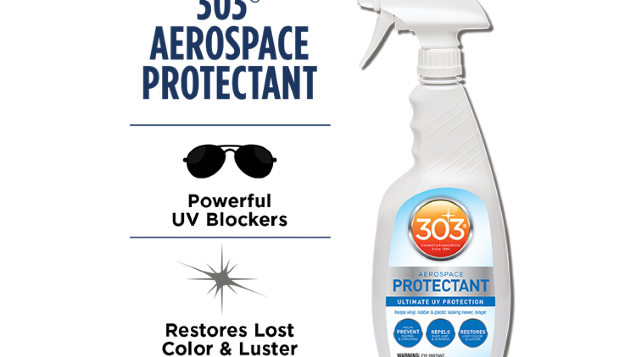 Spa Cover and Vinyl Protectant - Aerospace 303 Spray UV Protection
