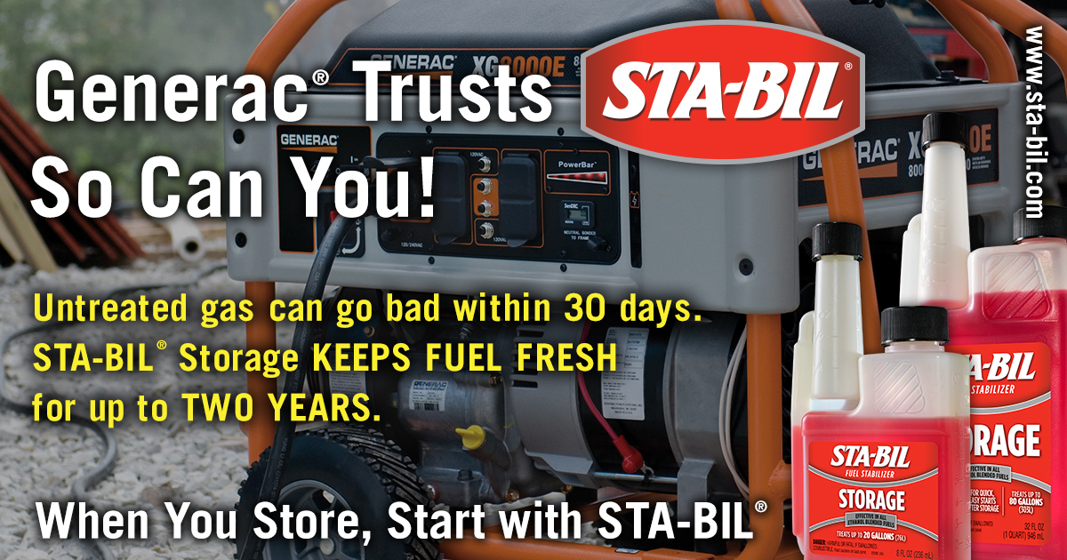 STA-BIL Generac OEM Endorsement