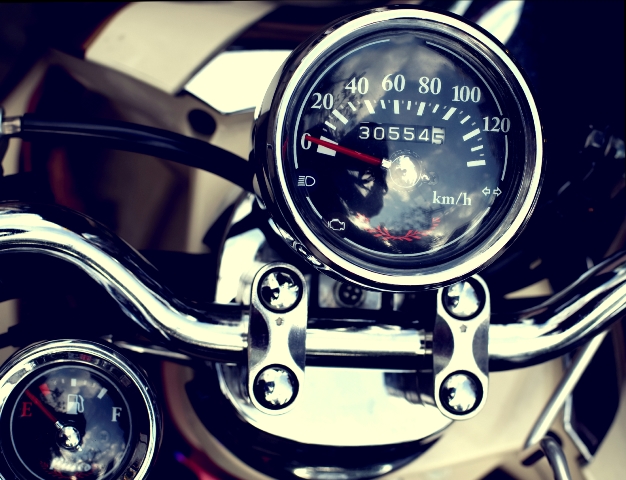 Pay special attention to your dash while detailing your motorcycle. 