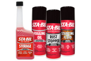 Using STABIL Products for outdoor power equipment helps prevent small engine and lawnmower repairs in the spring and summer. 