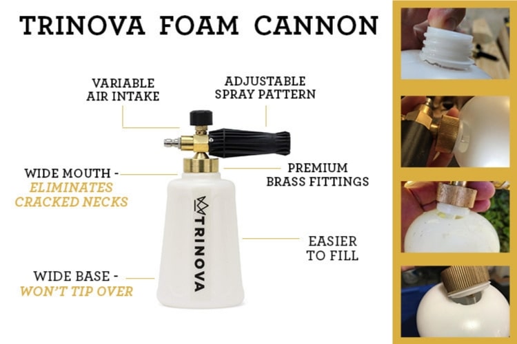 TriNova Foam Cannon Gold Eagle Co