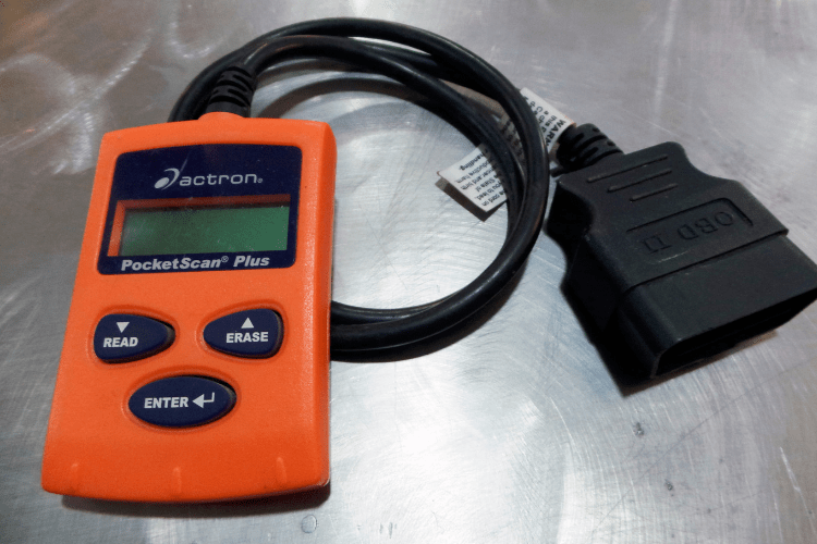 A code scanner like this simple unit from Actron can help you determine whether you need a minor solution or have a major problem.