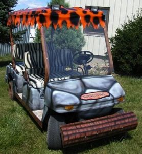 flinstones-golf-cart