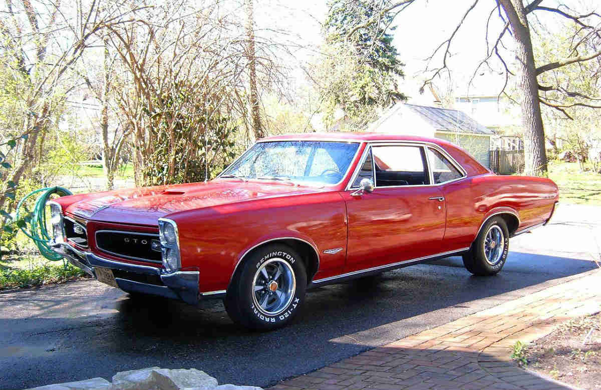 1966 Pontiac Gto One Of The Most Popular Muscle Cars In History Gold