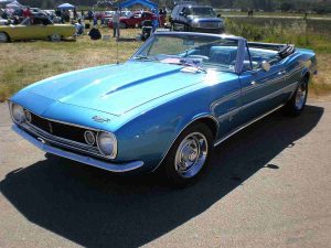 1967_blue_Chevrolet_Camaro_convertible