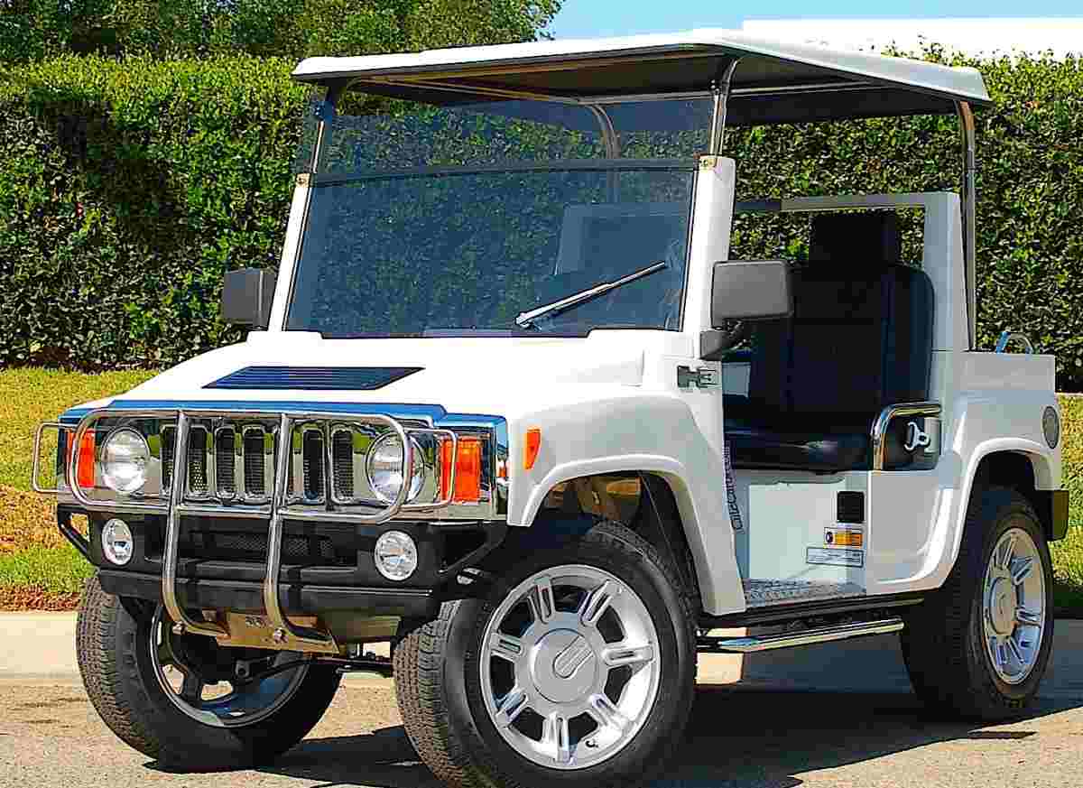 pimped golf buggy