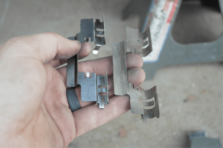 The clips tend to get bent up, so it is always required to replace them.