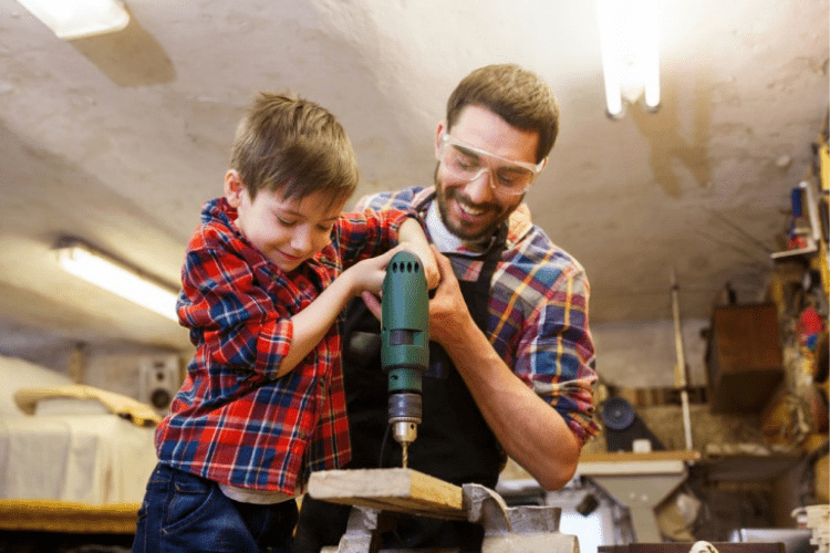 First things first: Get yourself a drill and driver set.