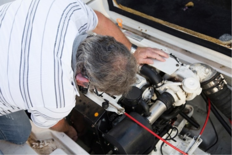 Use your dipstick to check the oil, confirming that it doesn't smell like gasoline or have water in it.