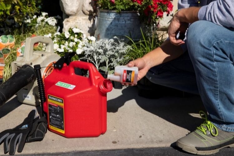 Storing your fuel with SureCan and STA-BIL makes for quick and easy use when needed most.