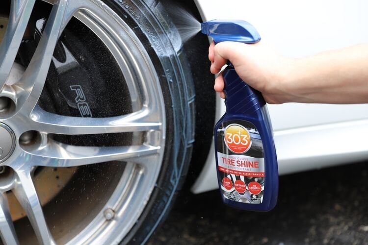 Tire Shine Spray - Best Tire Dressing Car Care Kit for Car