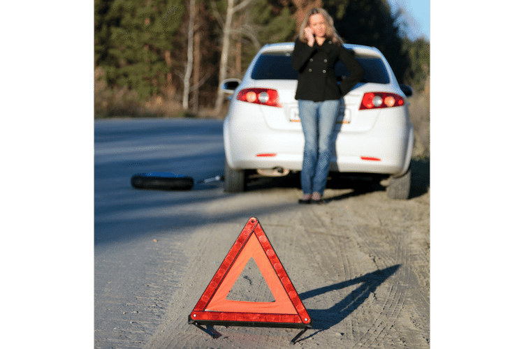 When it’s time to change a flat tire, safety is of the utmost importance.