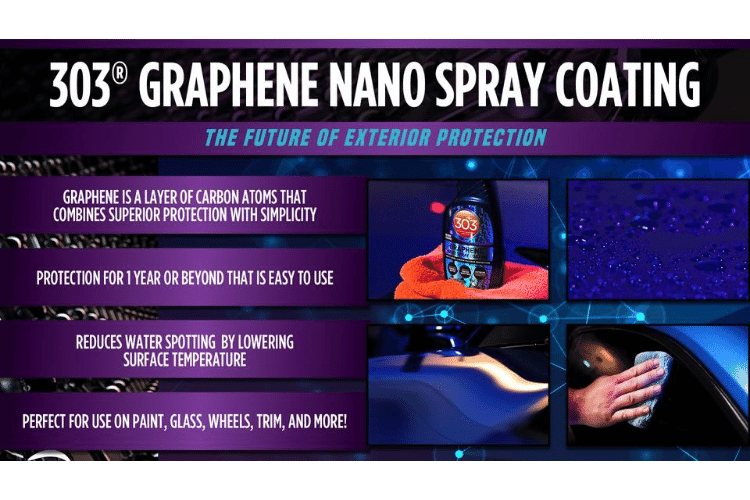 303 Graphene Nano Spray Coating Enhances Gloss and Depth, Beyond Ceramic  15.5oz