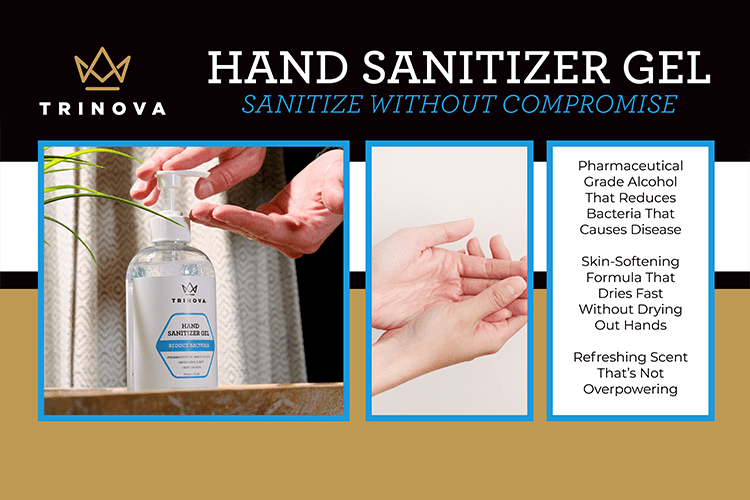 33001 trinova hand sanitizer gel infographic min
