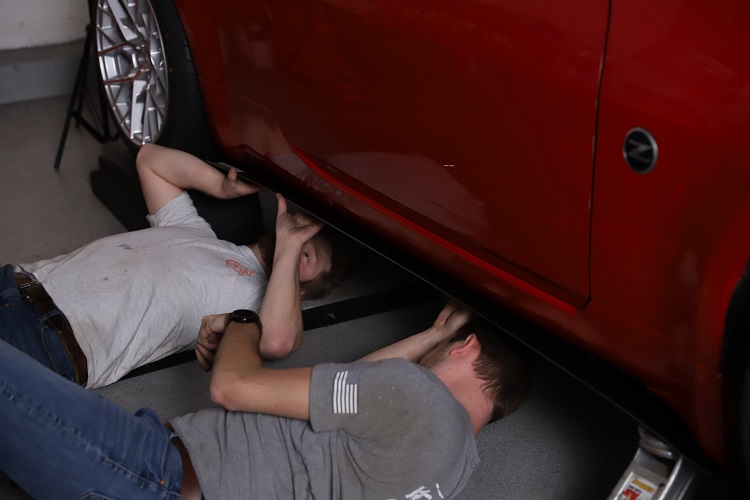 installing passenger side splitter min