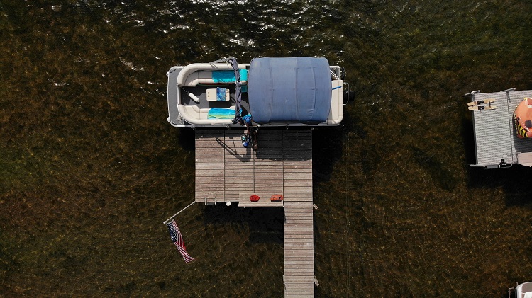 Birdseye Pontoon and Dock Minnesota 2 min