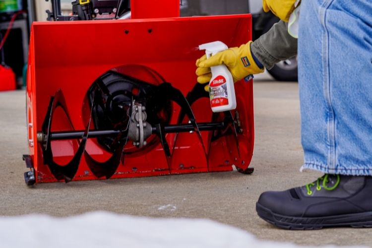 STA BIL CPG In Use Snowblower