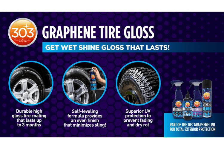 303 graphene tire gloss infographic