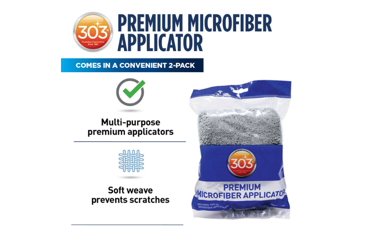 infographic of 303 Microfiber Applicators