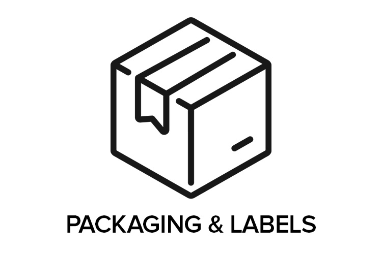 PACKAGING LABELS TEXT