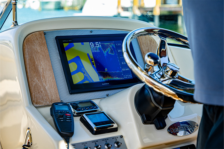 Marine Lifestyle Chris Craft Captain Console Depth Gauge 1750x500