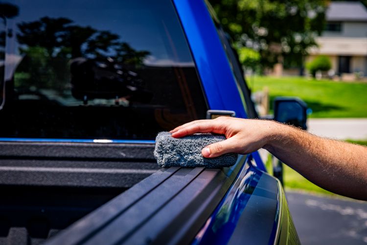 30382_In Use_Treating Applicator F-150 Raptor Truck Bed-1 30382 In Use Treating Applicator F 150 Raptor Truck Bed 1