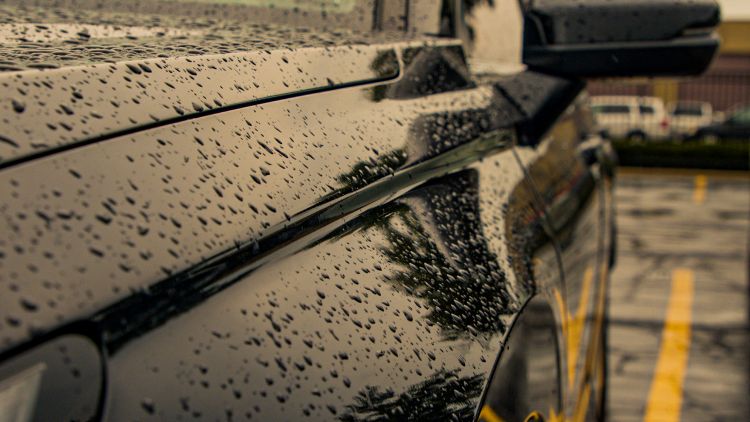 Rain Covered Cars Parking Lot-7 Rain Covered Cars Parking Lot 7