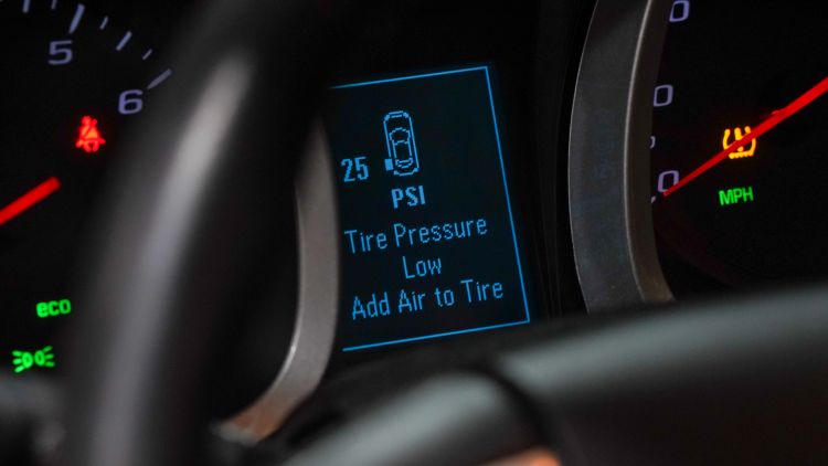 Low Tire Pressure Lifestyle Low Tire Pressure Alert On Dash